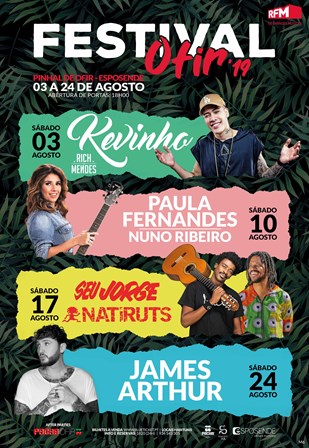 FESTIVAL OFIR 2019 | 3, 10, 17 E 24 AGO