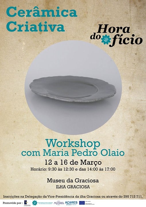 CERÂMICA CRIATIVA – WORKSHOP | MUSEU DA GRACIOSA