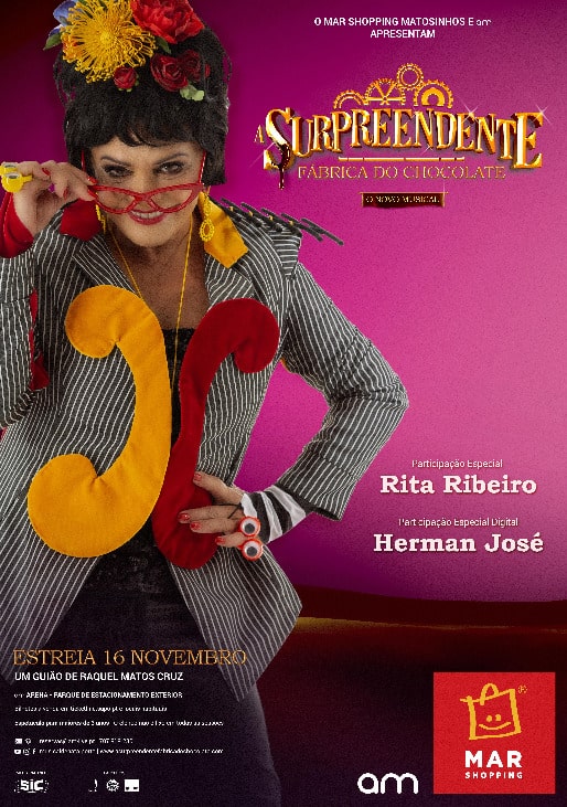 A SURPREENDENTE FÁBRICA DO CHOCOLATE – O NOVO MUSICAL | MAR SHOPPING MATOSINHOS
