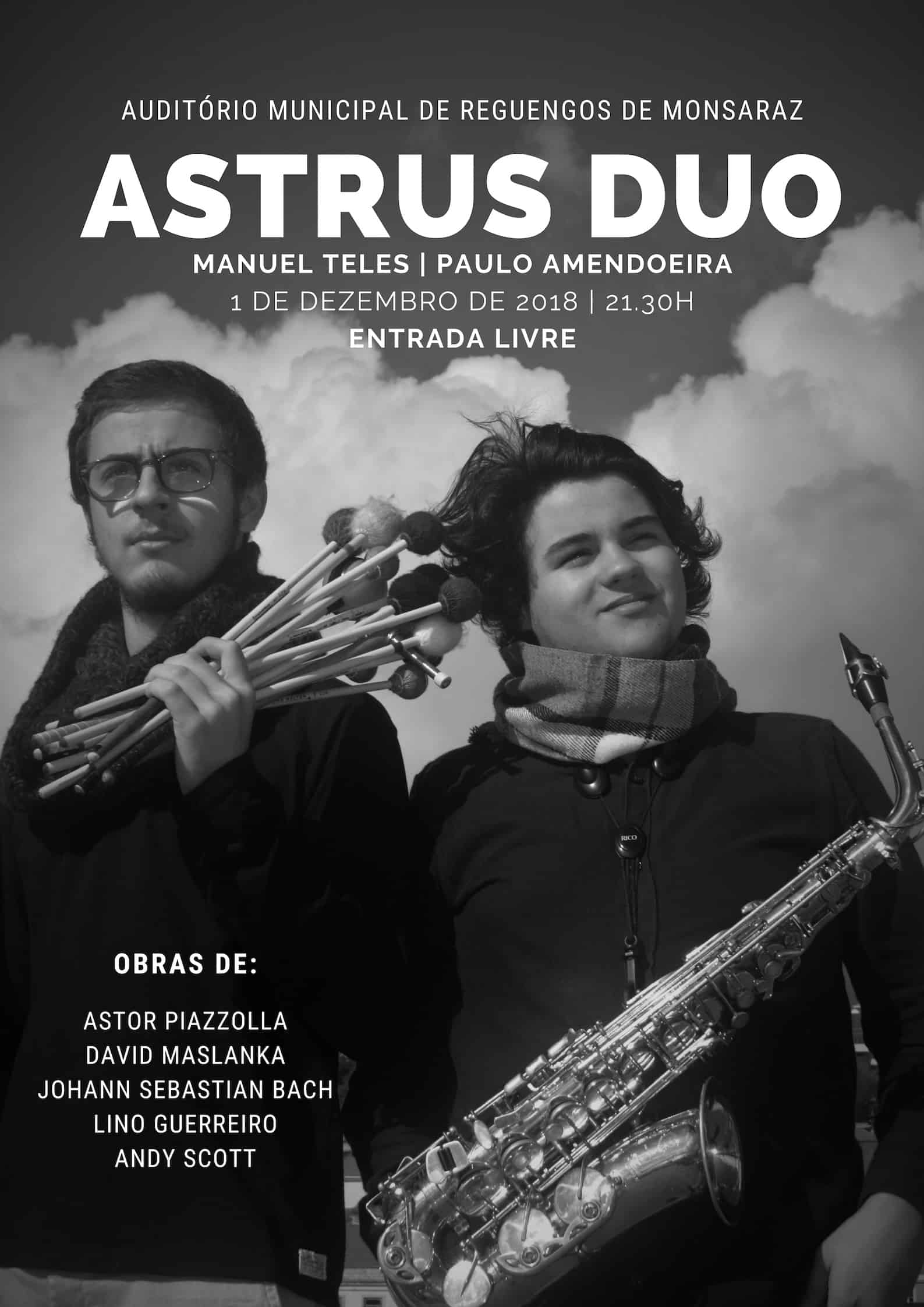 ASTRUS DUO – CONCERTO DE ESTREIA | REGUENGOS DE MONSARAZ