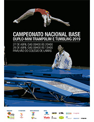 Campeonato Nacional Base – Duplo Minitrampolim e Tumbling 2019