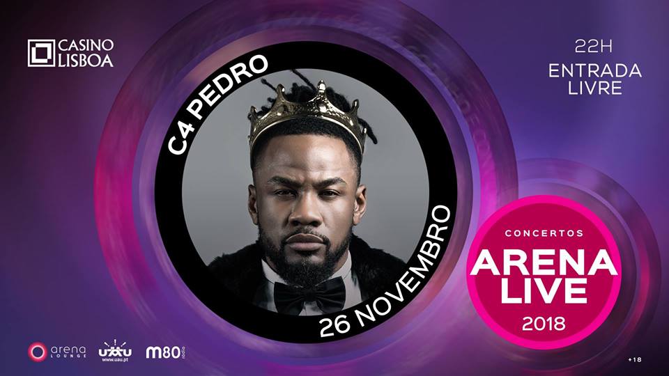 C4 PEDRO NO CASINO LISBOA EM NOITE DE CONCERTO “ARENA LIVE”