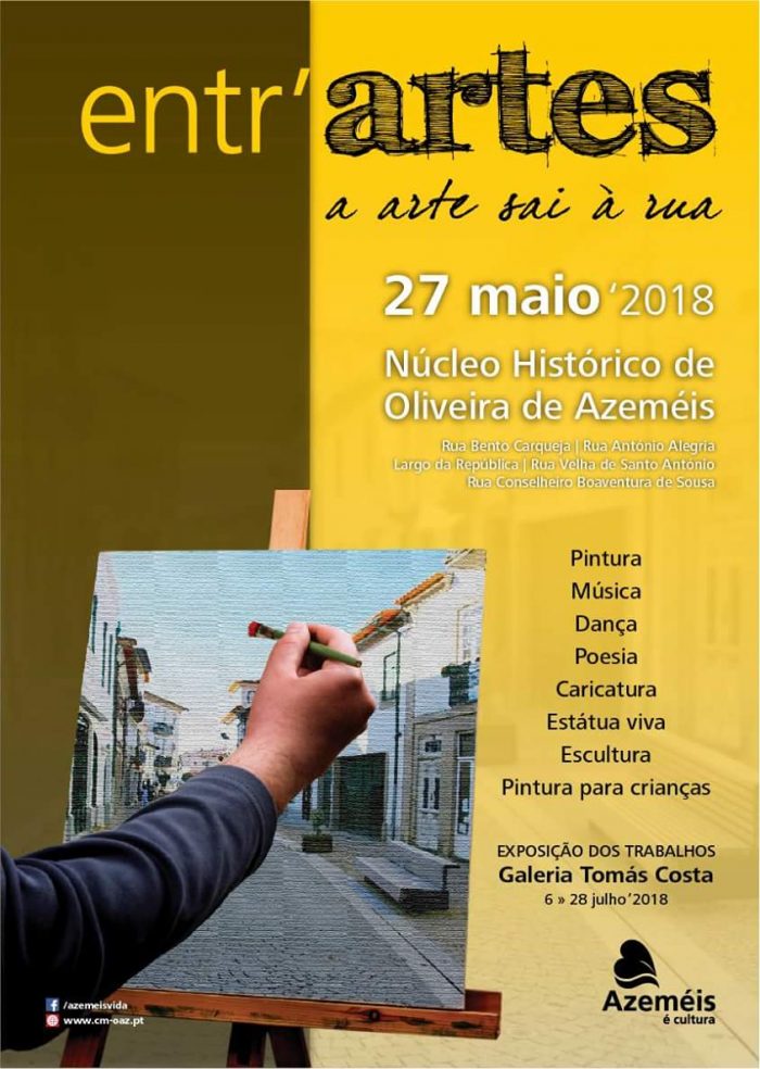 Entr'Artes é uma manifestação artística promovida pelo Município de Oliveira de Azeméis