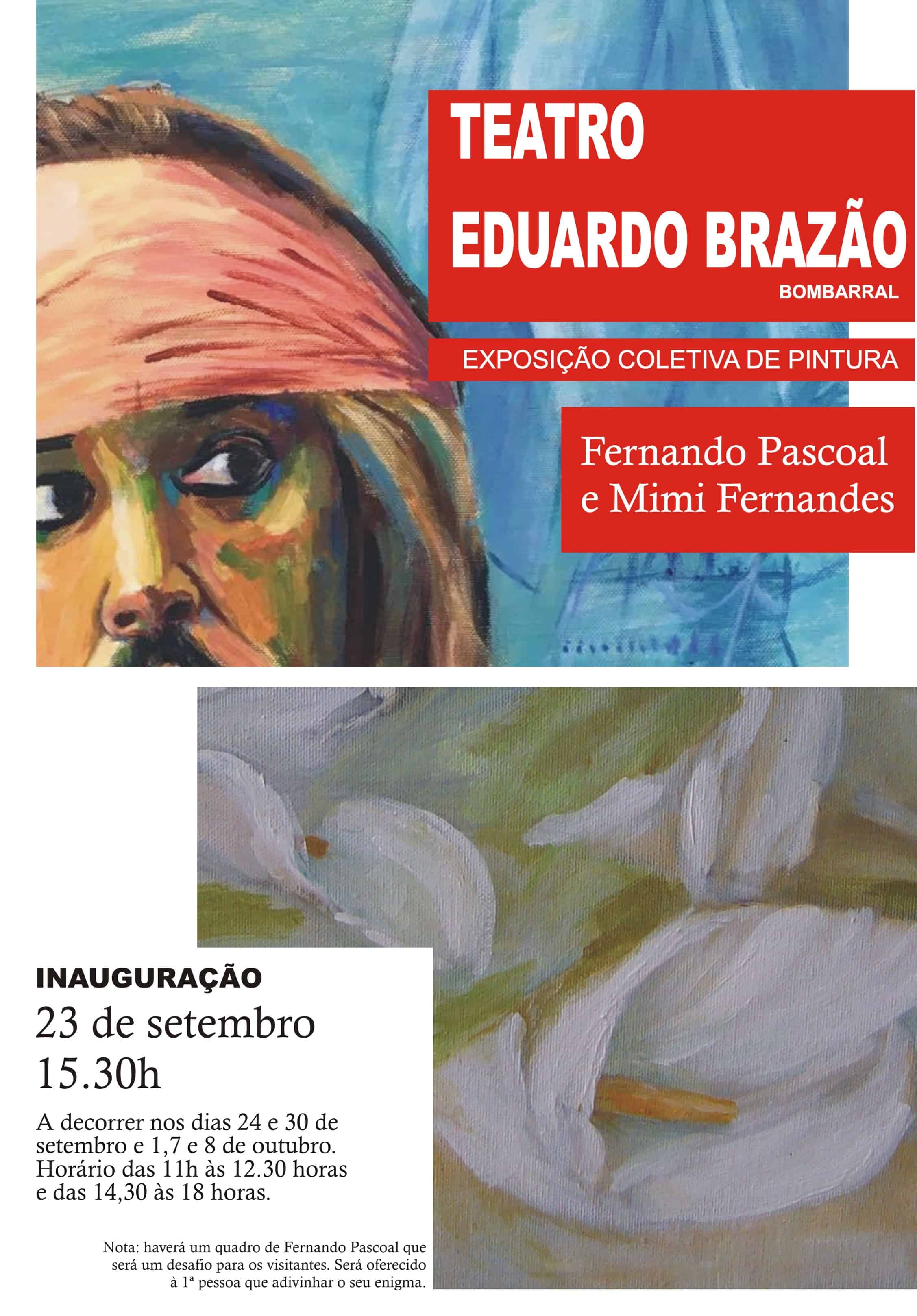 Exposição colectiva de pintura de Fernando Pascoal e Mimi Fernandes