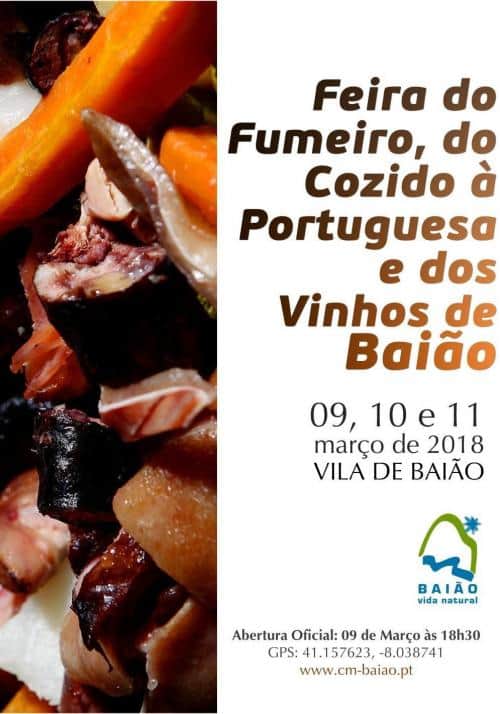 FEIRA DO FUMEIRO, DO COZIDO À PORTUGUESA E DOS VINHOS DE BAIÃO | 2018