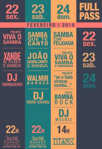 FESTIVAL VIVA O SAMBA – 24 FEVEREIRO | TITANIC SUR MER