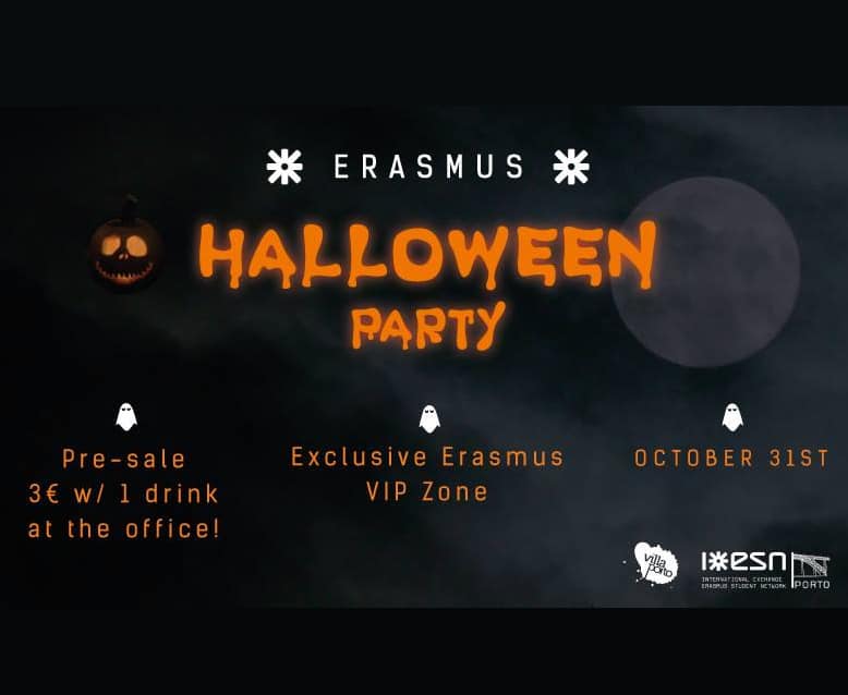 ERASMUS – HALLOWEEN PARTY 2018 – ESN PORTO