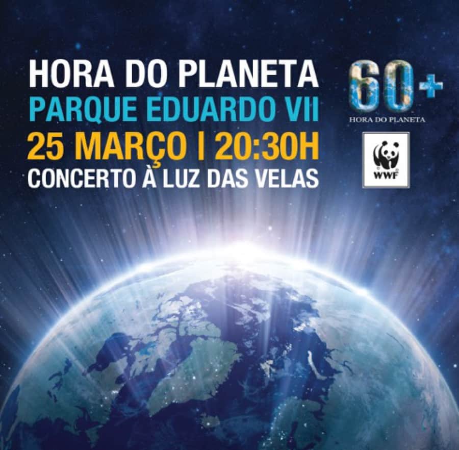 Hora do Planeta no Parque Eduardo VII dia 25 de março a partir das 20:00