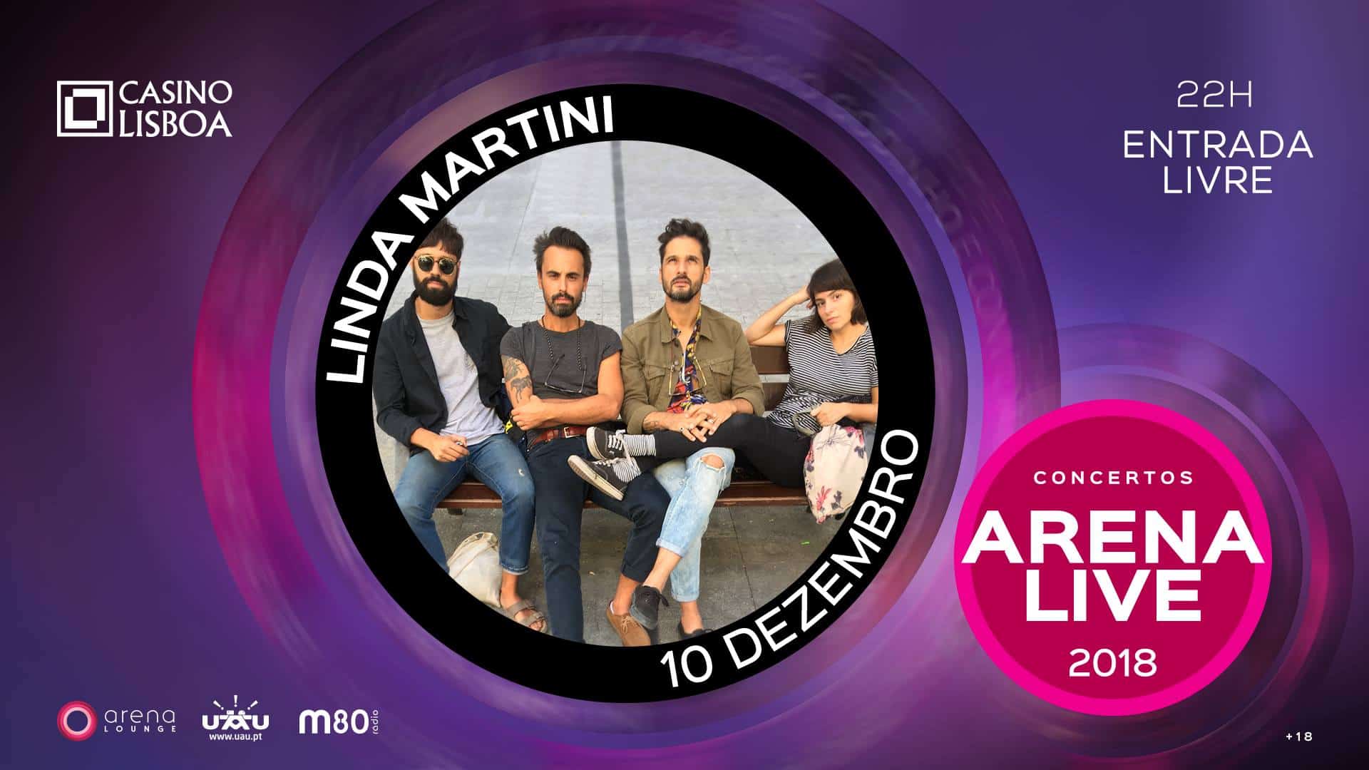 OS LINDA MARTINI ESTREIAM-SE NO CASINO LISBOA NOS CONCERTOS “ARENA LIVE”