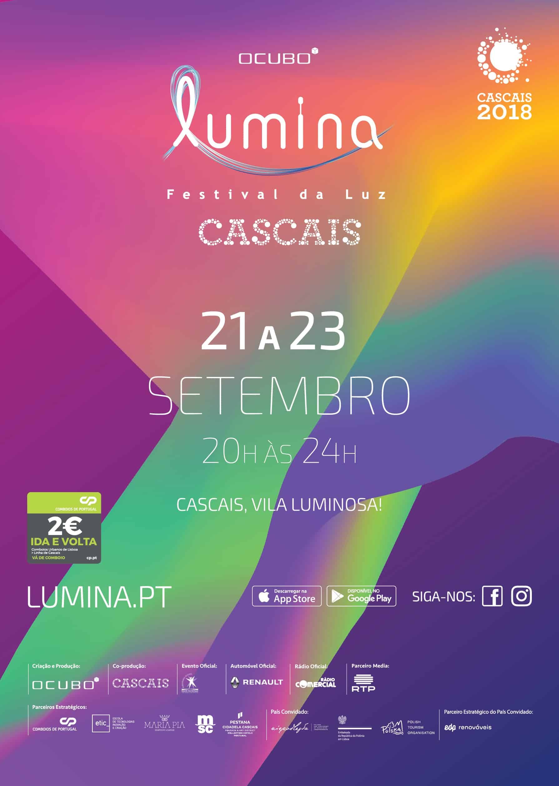 LUMINA FESTIVAL DA LUZ 2018 | 7ª EDIÇÃO | CASCAIS