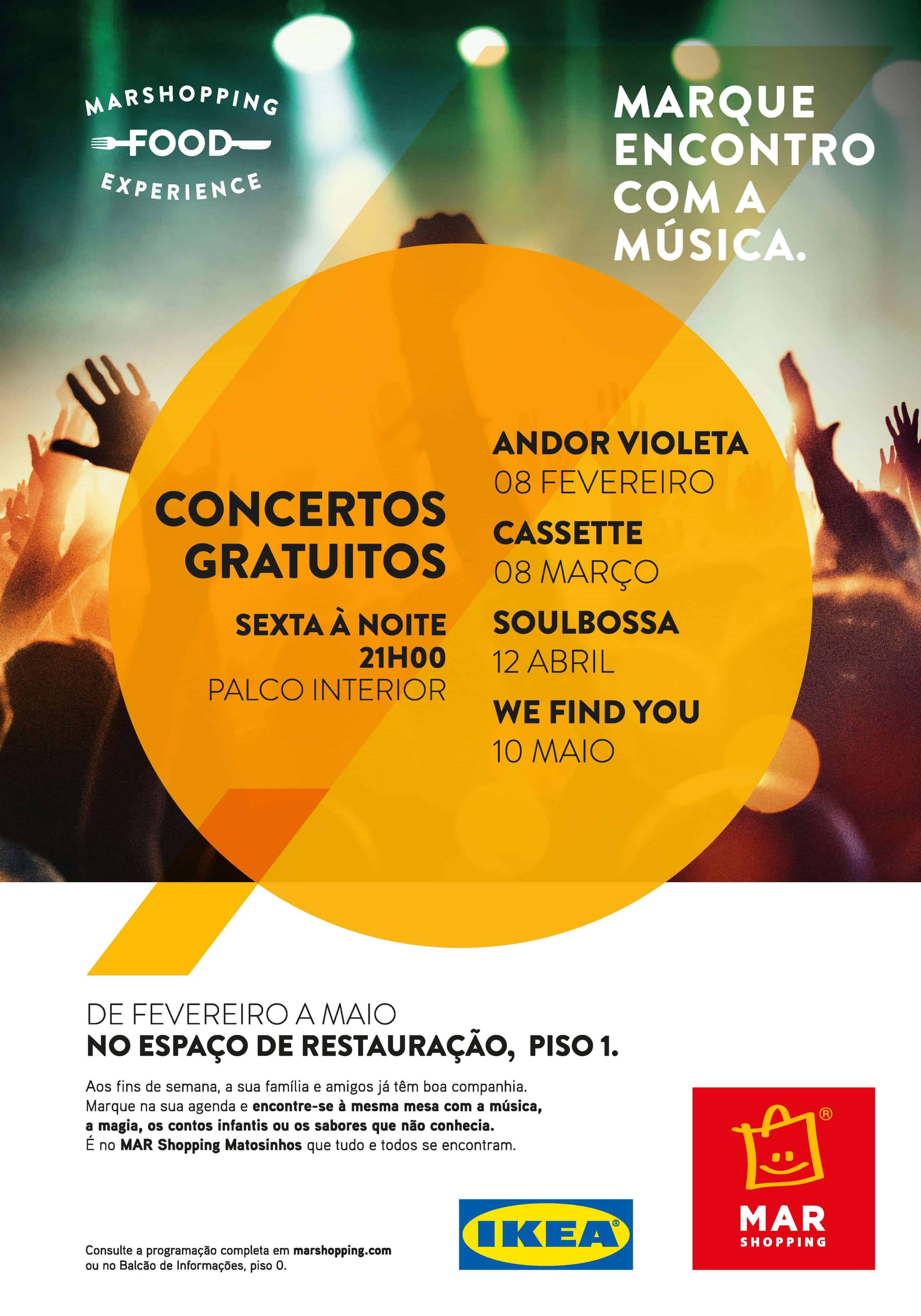 Êxitos dos tempos da Cassete no MAR Shopping Matosinhos