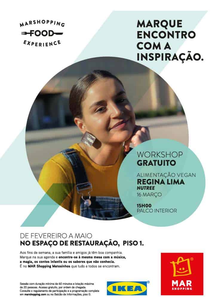 Workshop de comida vegan no MAR Shopping Matosinhos
