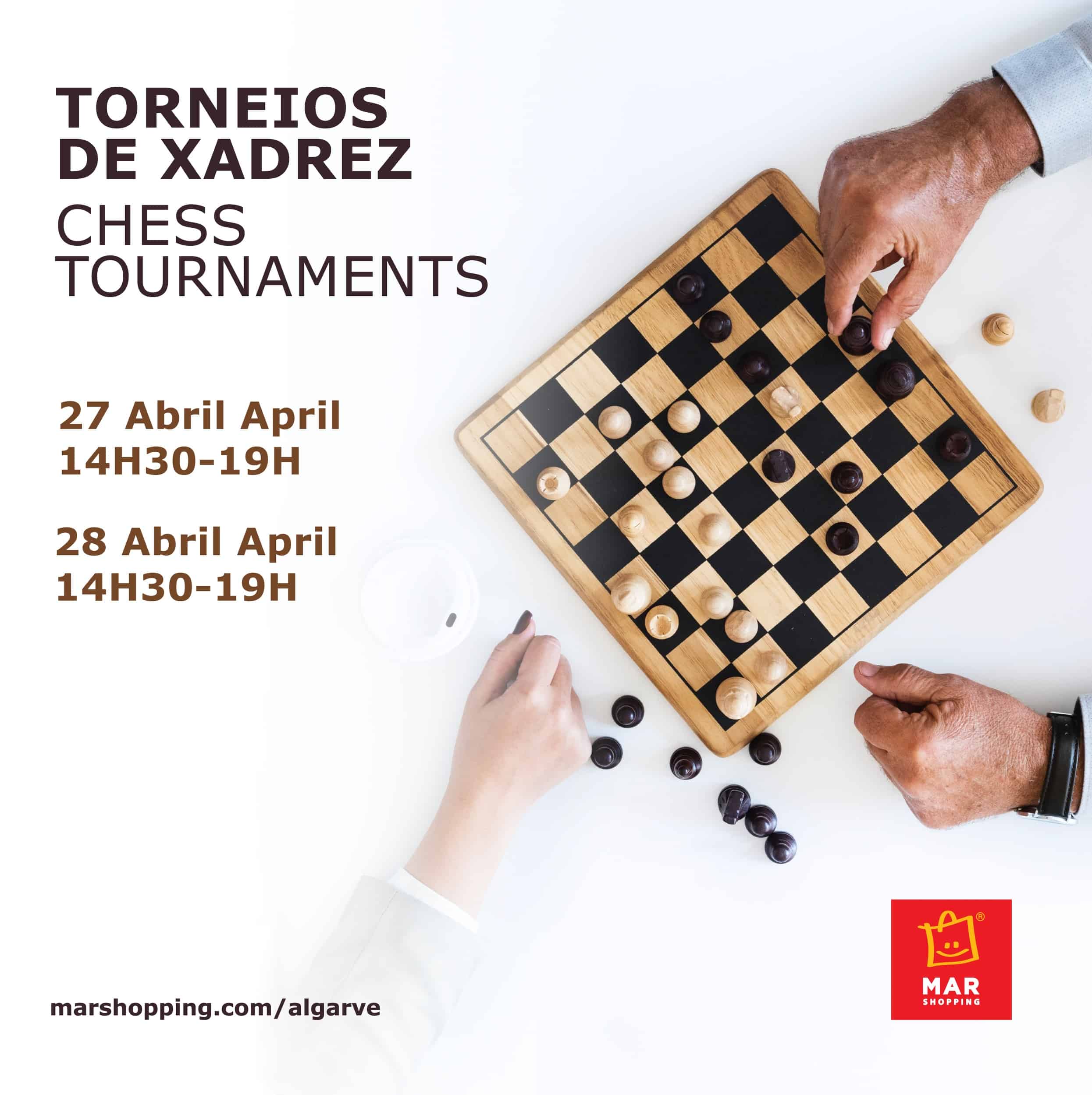 MAR Shopping Algarve desafia adeptos do Xadrez para torneios
