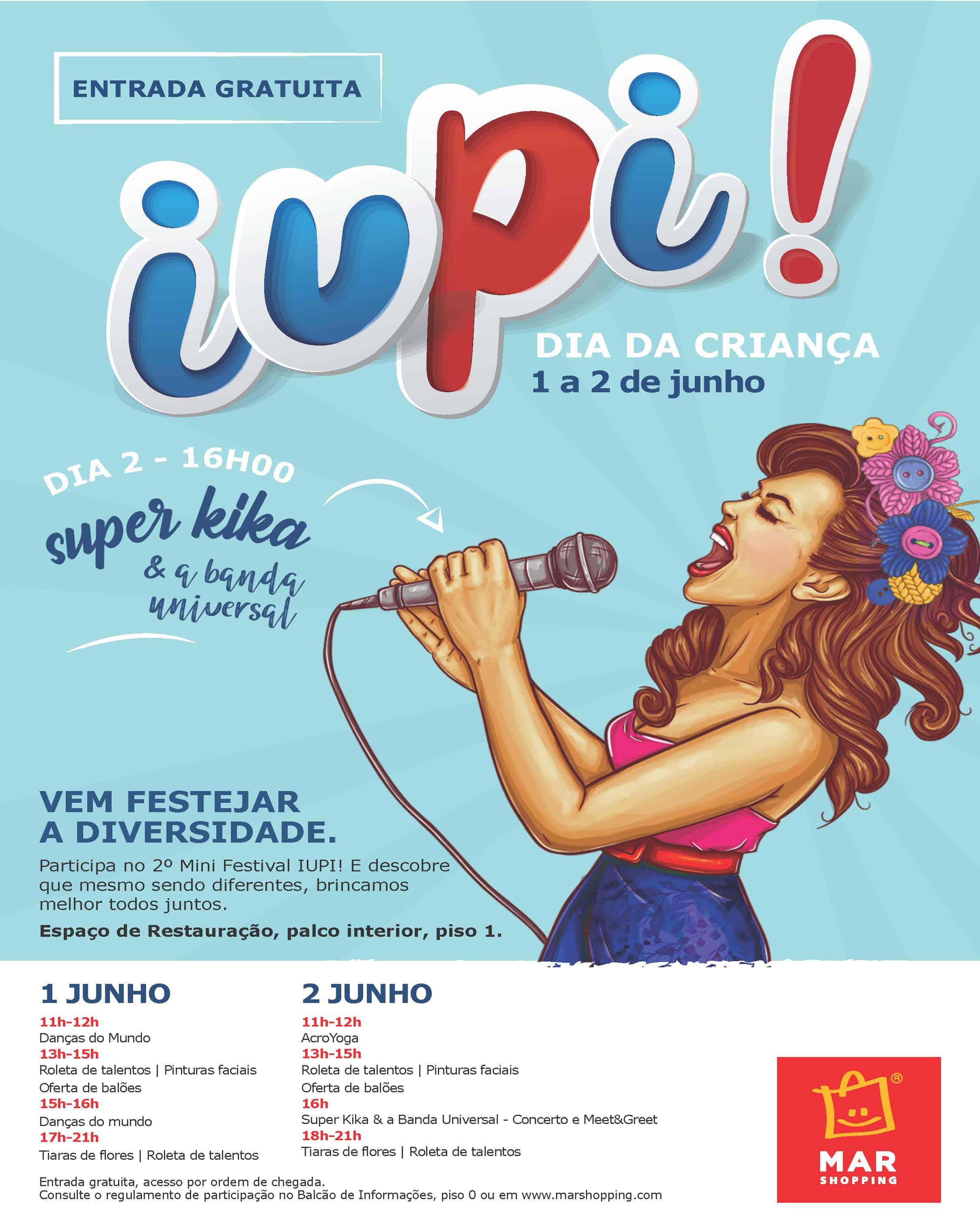 ELES DIZEM “IUPI”, NÓS DIZEMOS “FESTIVAL”, NO DIA DA CRIANÇA NO MAR SHOPPING MATOSINHOS