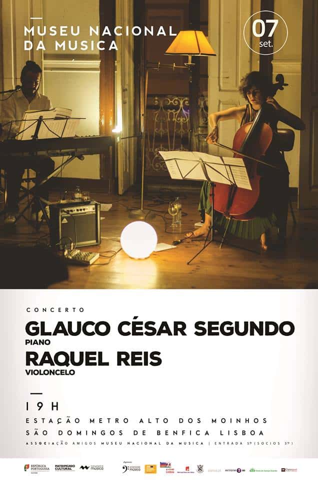 A Associação dos Amigos do Museu Nacional da Música apresenta em concerto Glauco César Segundo & Raquel Reis