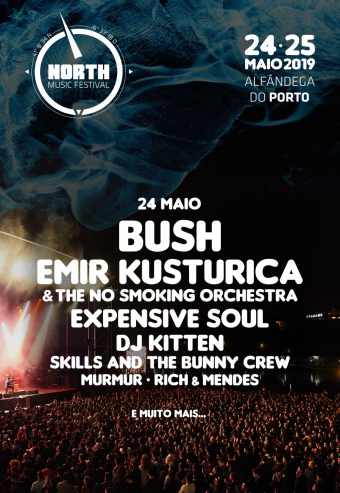 BUSH – NORTH MUSIC FESTIVAL 24 MAIO | ALFÂNDEGA DO PORTO