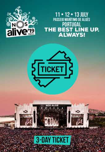 NOS ALIVE 2019 – 11, 12, 13 JULHO | PASSE 3 DIAS
