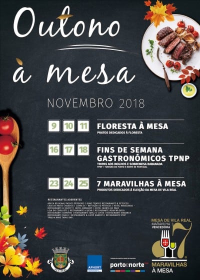 OUTONO À MESA 2018 | NOVEMBRO EM VILA REAL