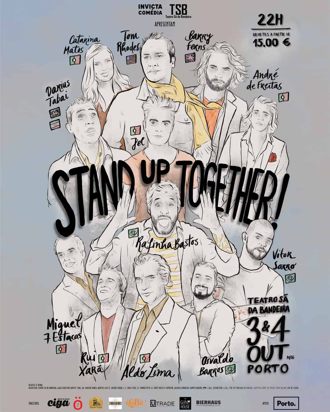 STAND-UP TOGETHER | TEATRO SÁ DA BANDEIRA – PORTO