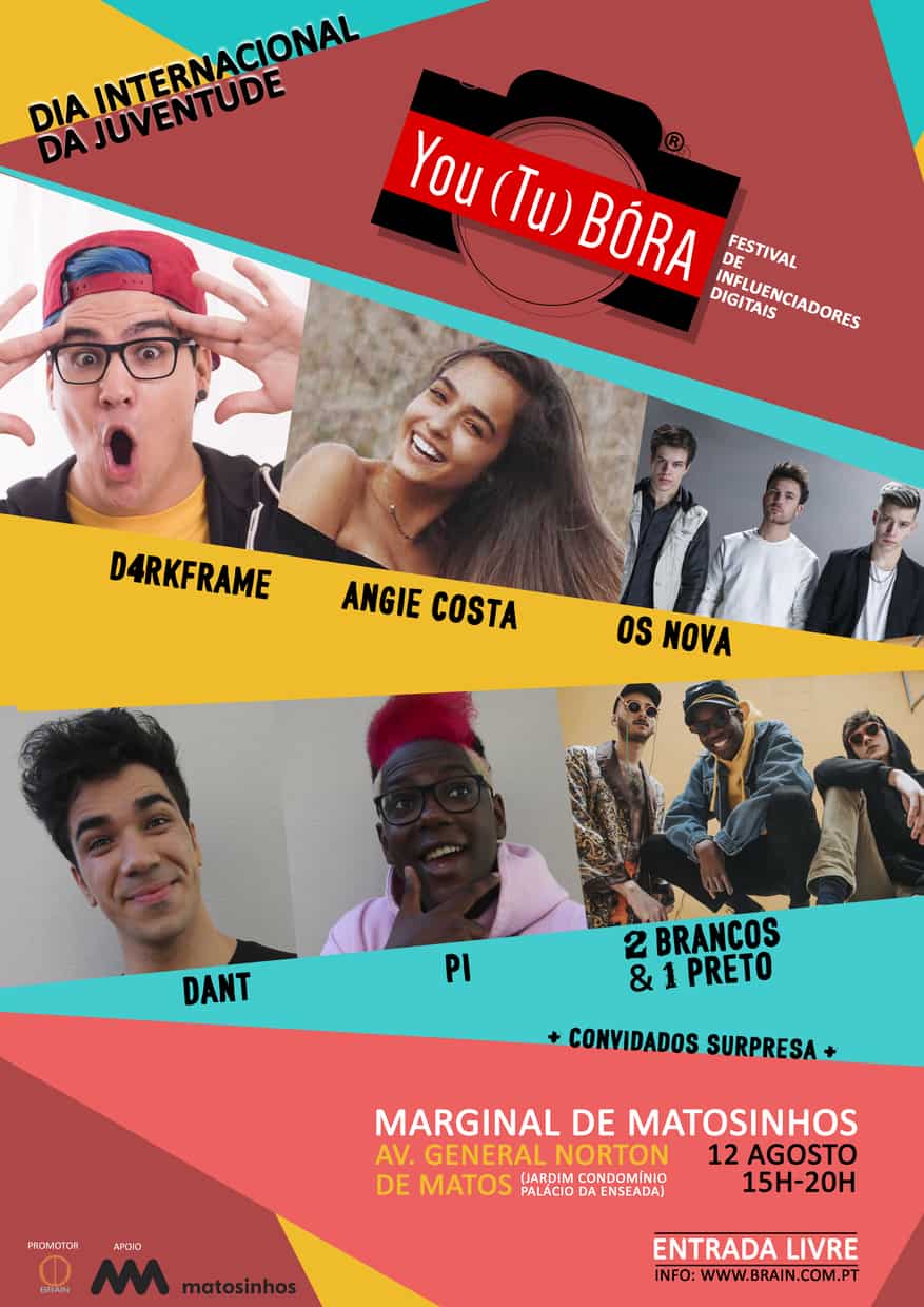 No próximo dia 12 de Agosto em Matosinhos (Porto) nasce o YOU(TU)BÓRA!