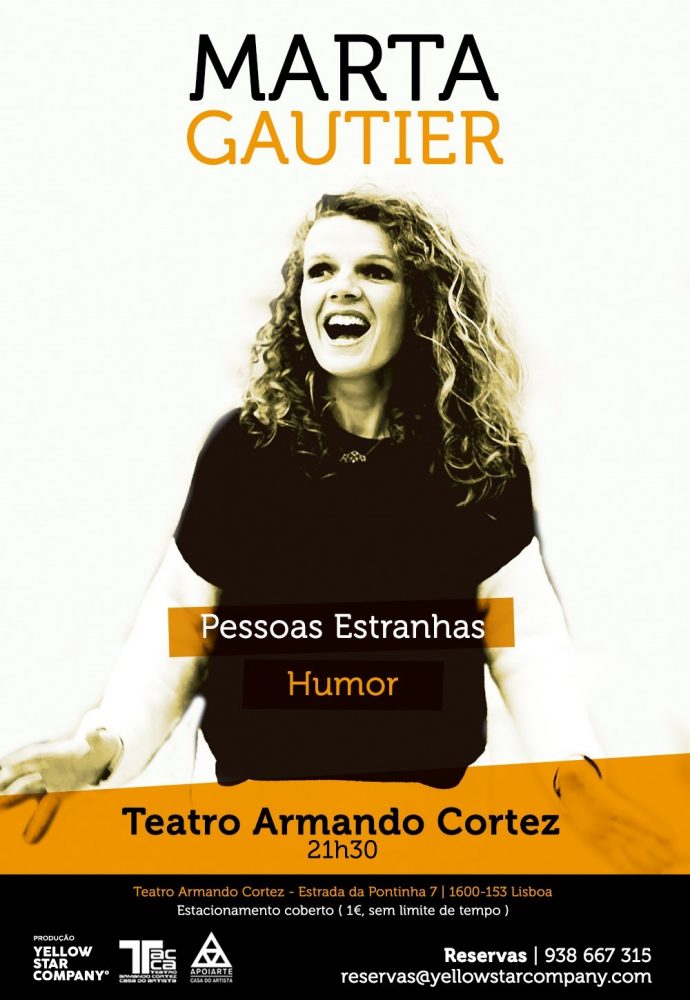 MARTA GAUTIER – PESSOAS ESTRANHAS | TEATRO ARMANDO CORTEZ