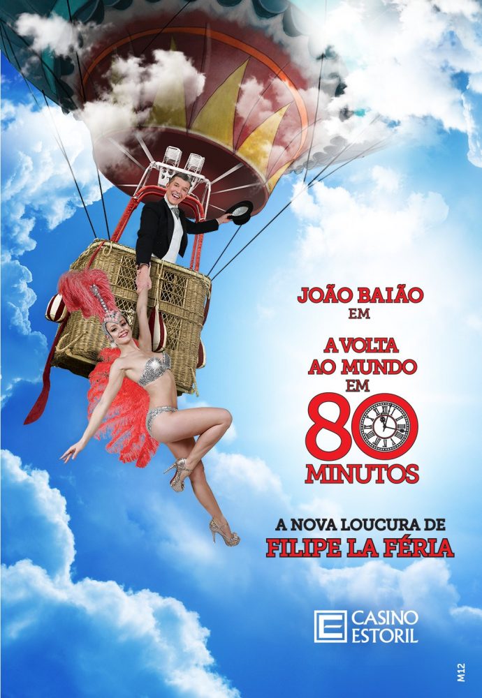 A VOLTA AO MUNDO EM 80 MINUTOS – JANTAR + SHOW