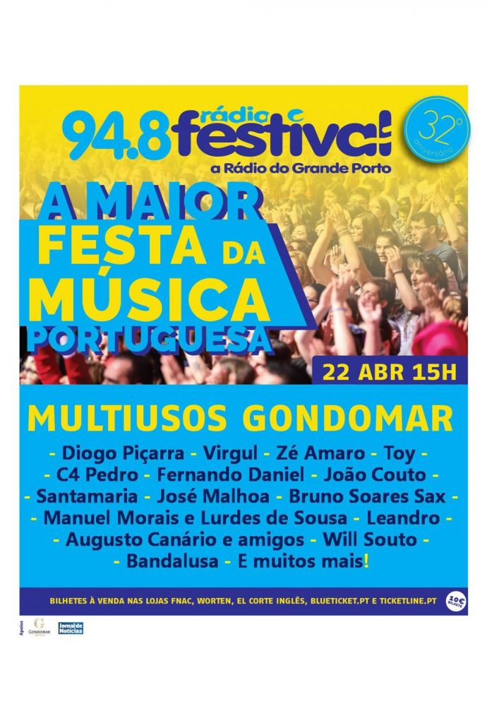 32º ANIVERSÁRIO DA RÁDIO FESTIVAL | MULTIUSOS GONDOMAR