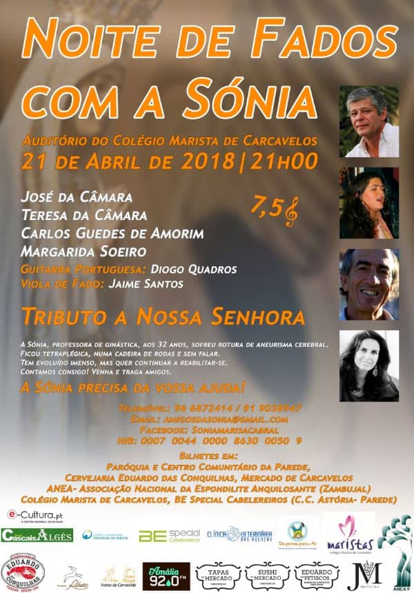 NOITE DE FADOS COM A SÓNIA | COLÉGIO MARISTA CARCAVELOS