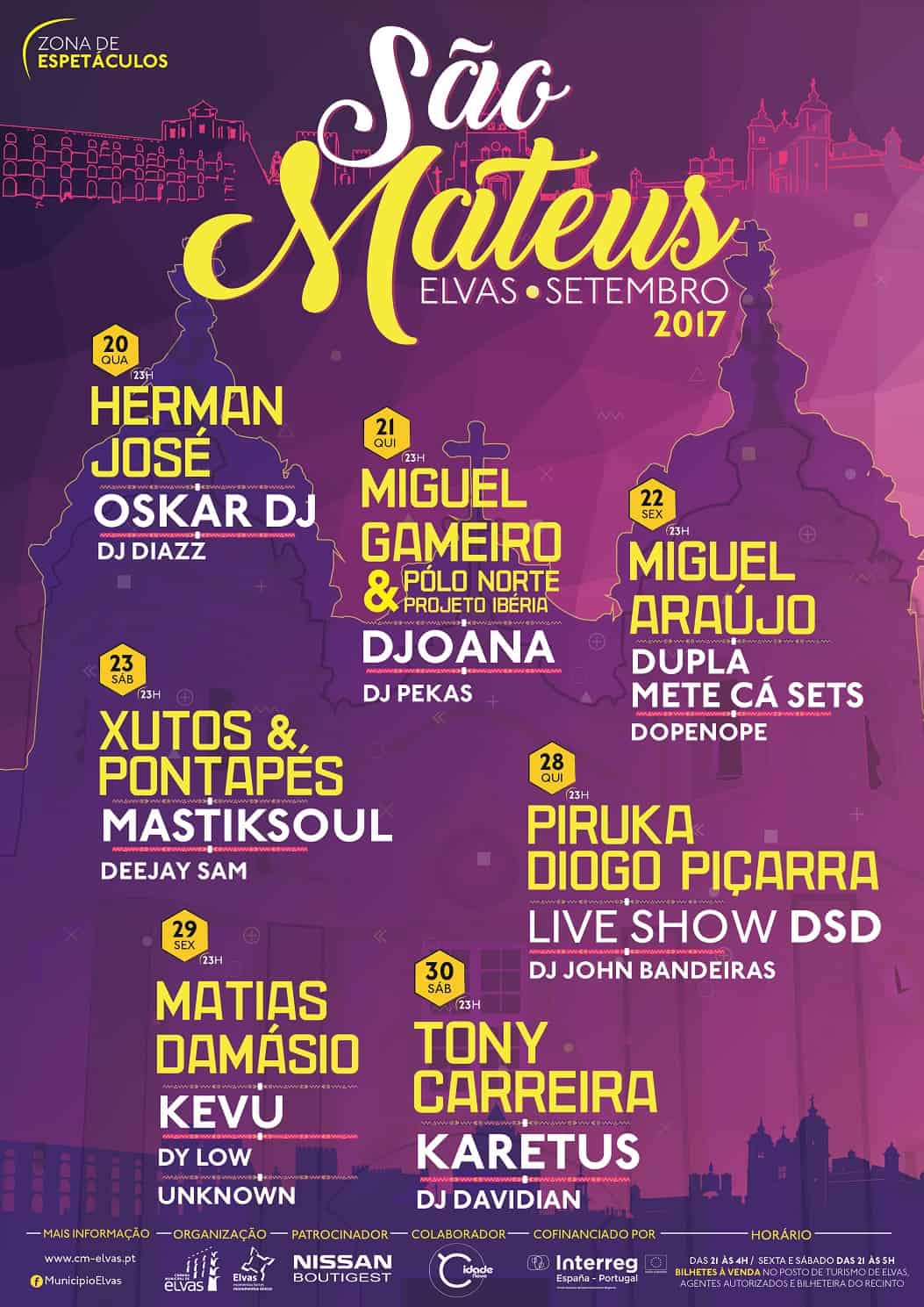 SÃO MATEUS ELVAS 2017 | ZONA DE ESPETÁCULOS