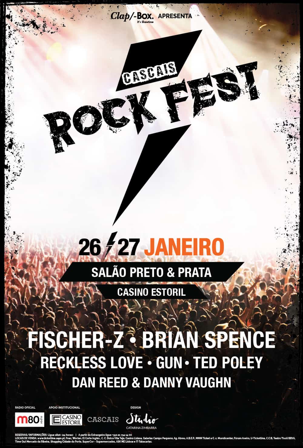 CASCAIS ROCK FEST | CASINO ESTORIL | BILHETE DIÁRIO