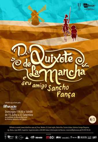 D. QUIXOTE DE LA MANCHA E SANCHO PANÇA | MUSEU NACIONAL HISTÓRIA NATURAL E DA CIÊNCIA