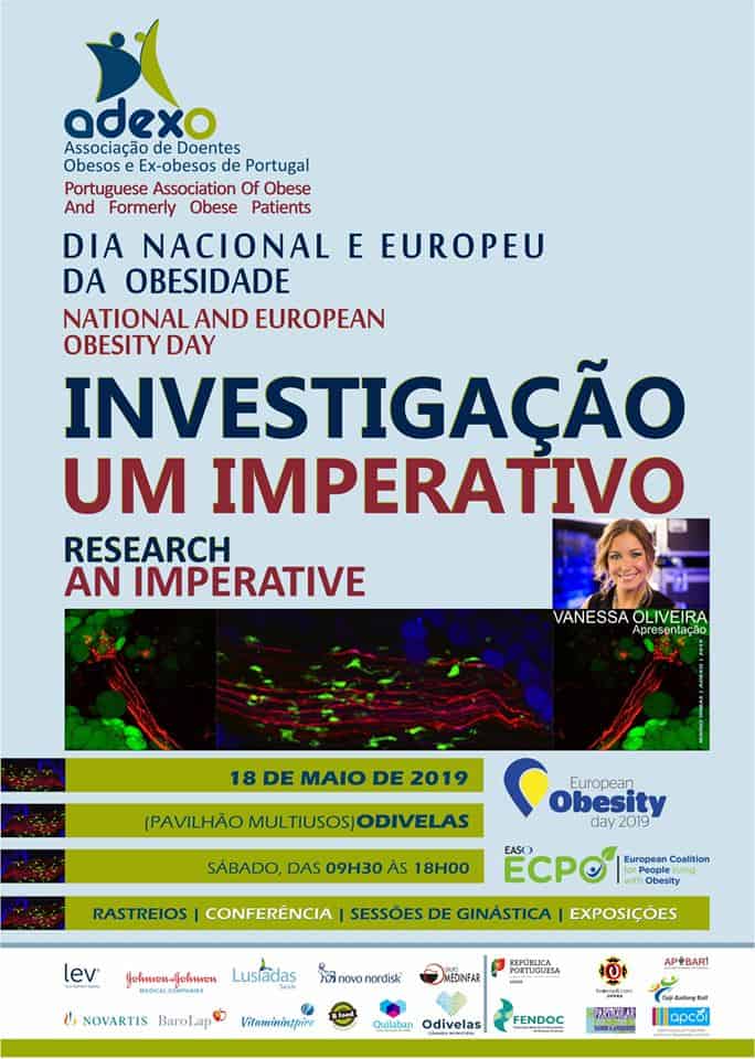 DIA NACIONAL E EUROPEU DA OBESIDADE 2019 – 18 MAIO