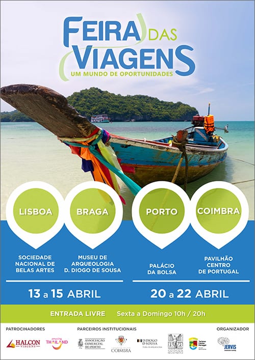 FEIRA DAS VIAGENS ESTE FIM DE SEMANA NO PORTO E EM COIMBRA