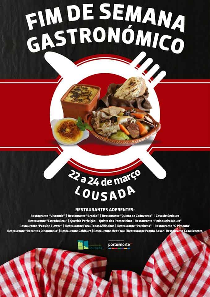 FIM DE SEMANA GASTRONÓMICO EM LOUSADA