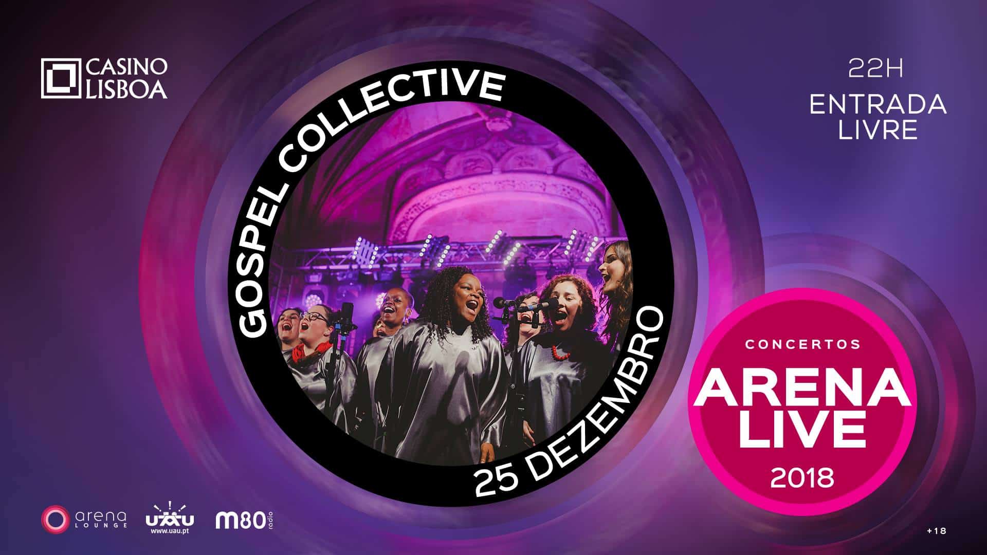 GOSPEL COLLECTIVE CELEBRA O DIA DE NATAL EM CONCERTO “ARENA LIVE” NO CASINO LISBOA