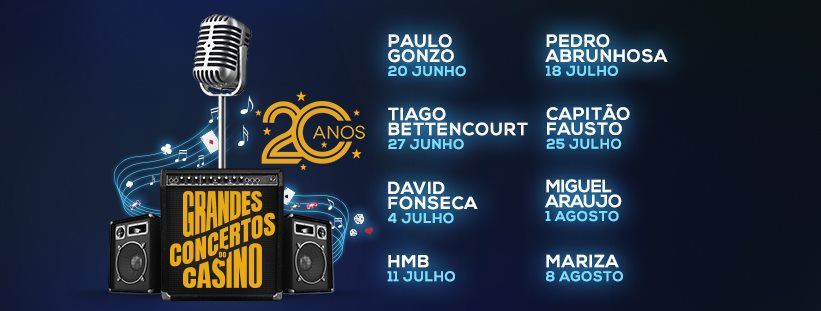 GRANDES CONCERTOS DO CASINO ESTÃO DE VOLTA!