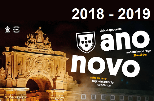 LISBOA – ANO NOVO 2018-2019 É NO TERREIRO DO PAÇO