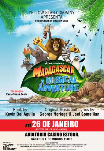 MADAGÁSCAR – UMA AVENTURA MUSICAL | CASINO ESTORIL
