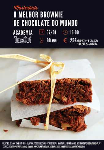 MASTERKIDS | BROWNIES DE CHOCOLATE | TIME OUT MARKET