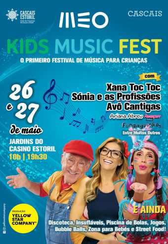MEO KIDS MUSIC FEST – PASSE 2 DIAS | JARDINS CASINO ESTORIL