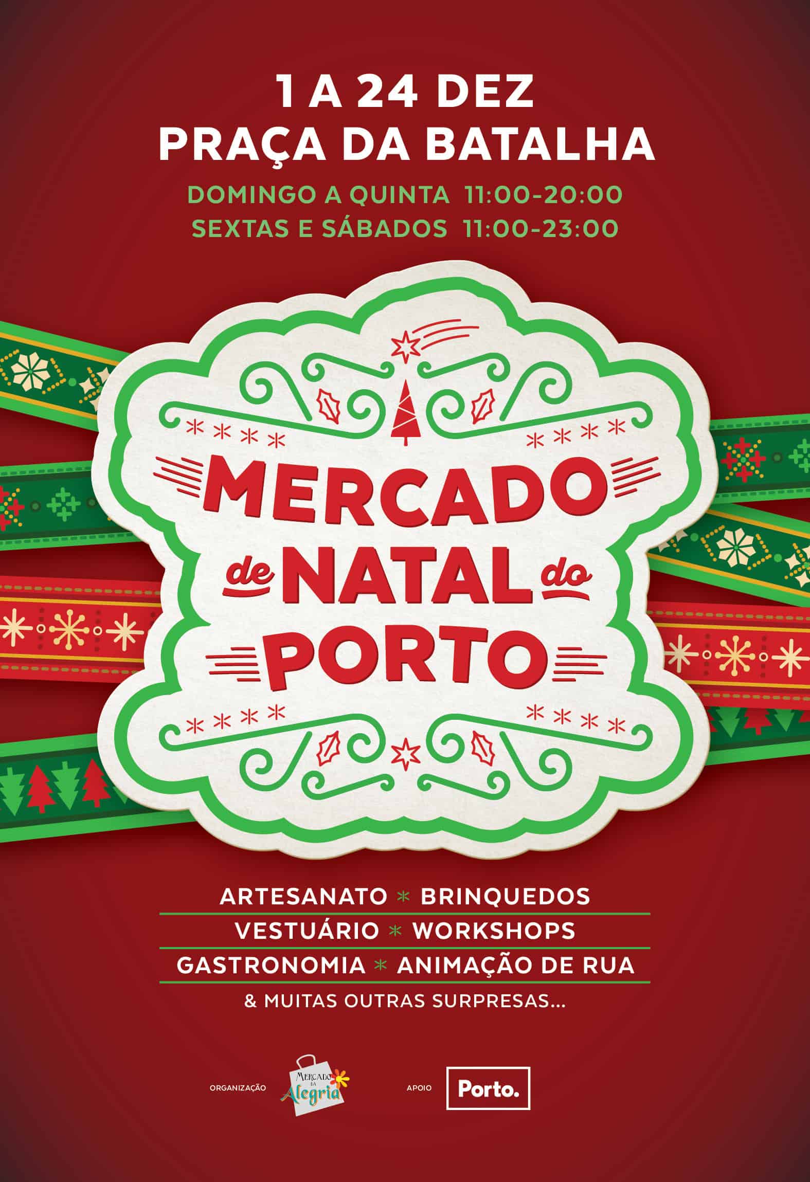 MERCADO DE NATAL 2018 | PRAÇA DA BATALHA – PORTO