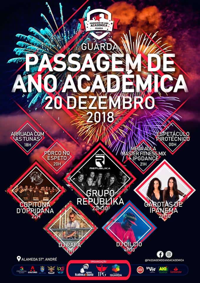 PASSAGEM DE ANO ACADÉMICA 2018 GUARDA