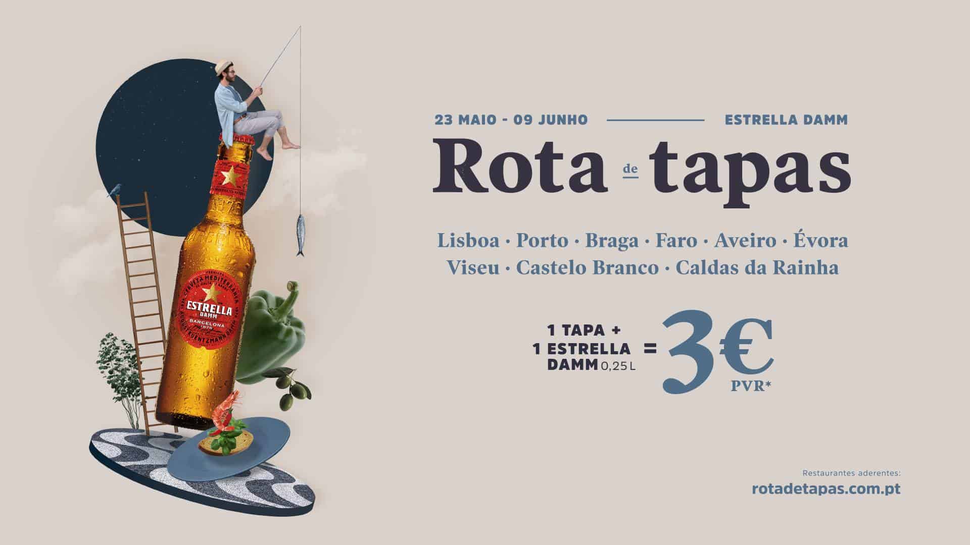 ROTA DAS TAPAS 2019 – ESTRELLA DAMM EM BUSCA DOS SABORES MAIS SURPREENDENTES