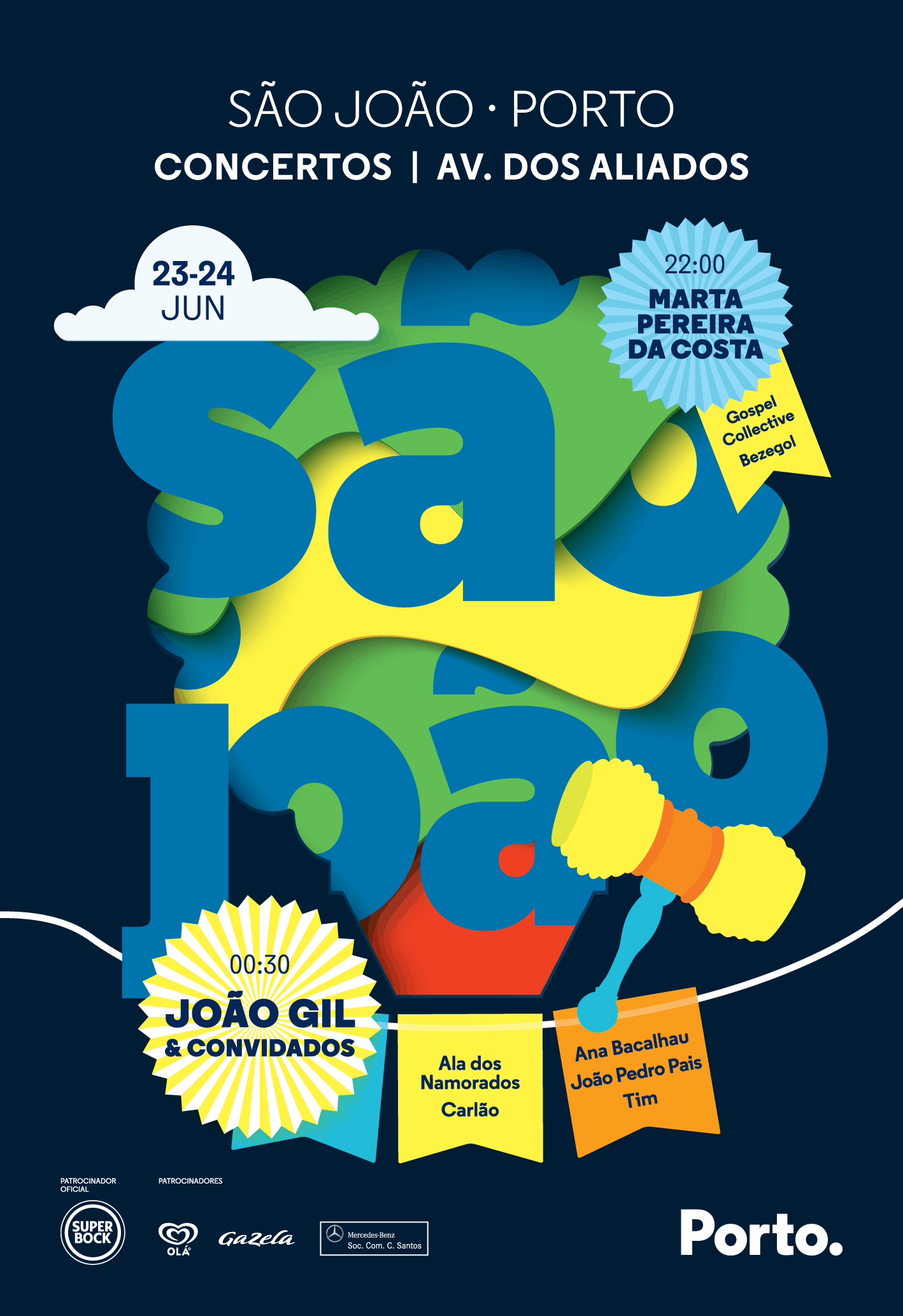 SÃO JOÃO PORTO 2019 – MARTA PEREIRA DA COSTA E JOÃO GIL NOS ALIADOS