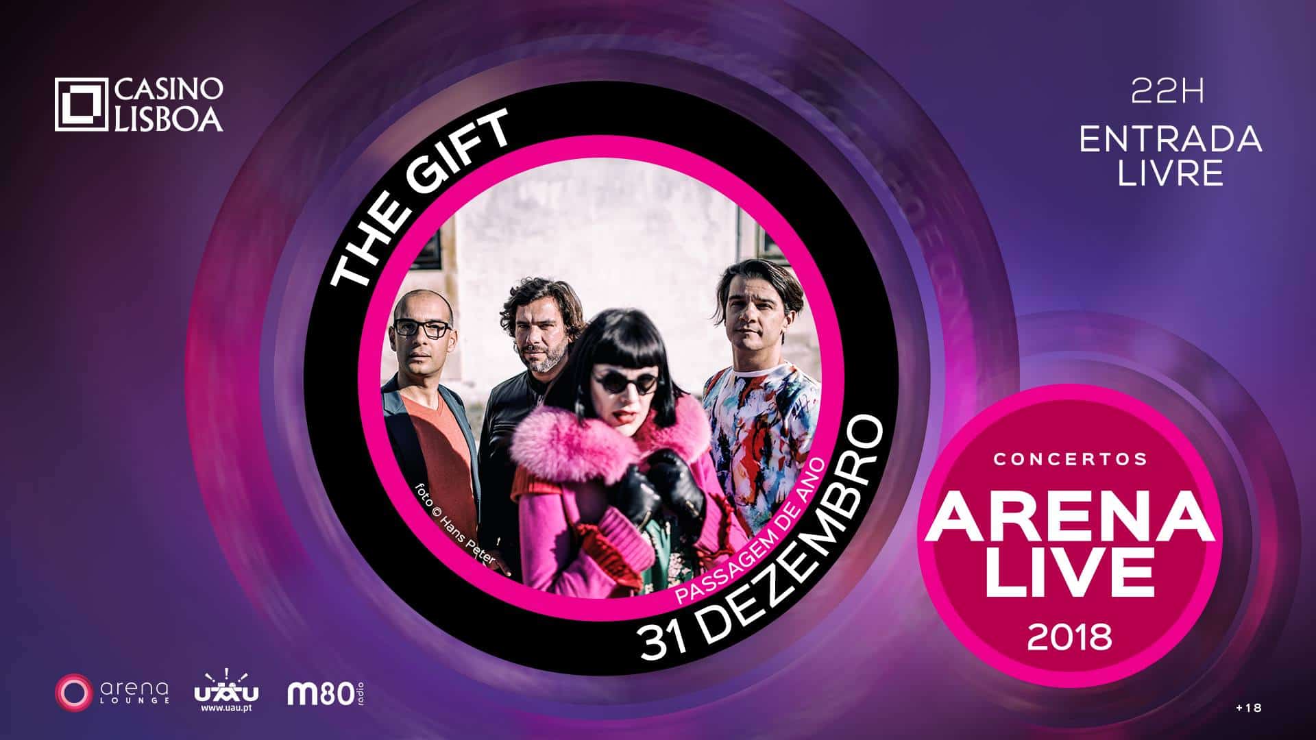 THE GIFT CELEBRAM O ANO NOVO NO ARENA LOUNGE DO CASINO LISBOA