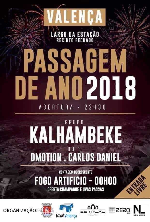 FESTA DE PASSAGEM DE ANO 2018-2019 EM VALENÇA