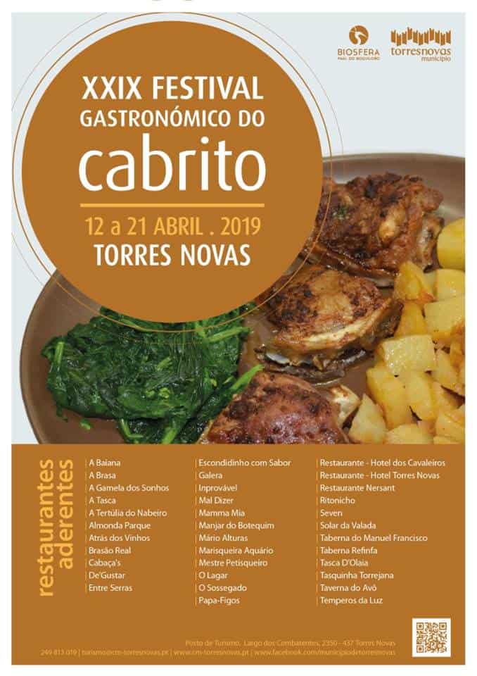 XXIX FESTIVAL GASTRONÓMICO DO CABRITO 2019 – TORRES NOVAS