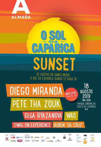 O SOL DA CAPARICA 2019 + SUNSET | PASSE 4 DIAS