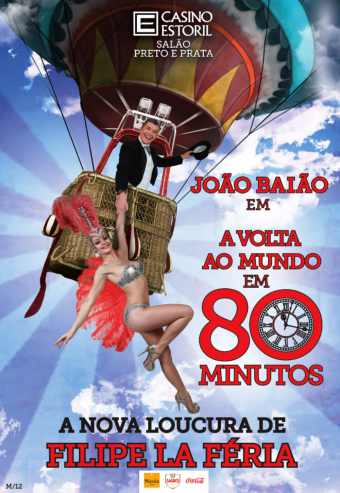 A VOLTA AO MUNDO EM 80 MINUTOS – JANTAR + SHOW