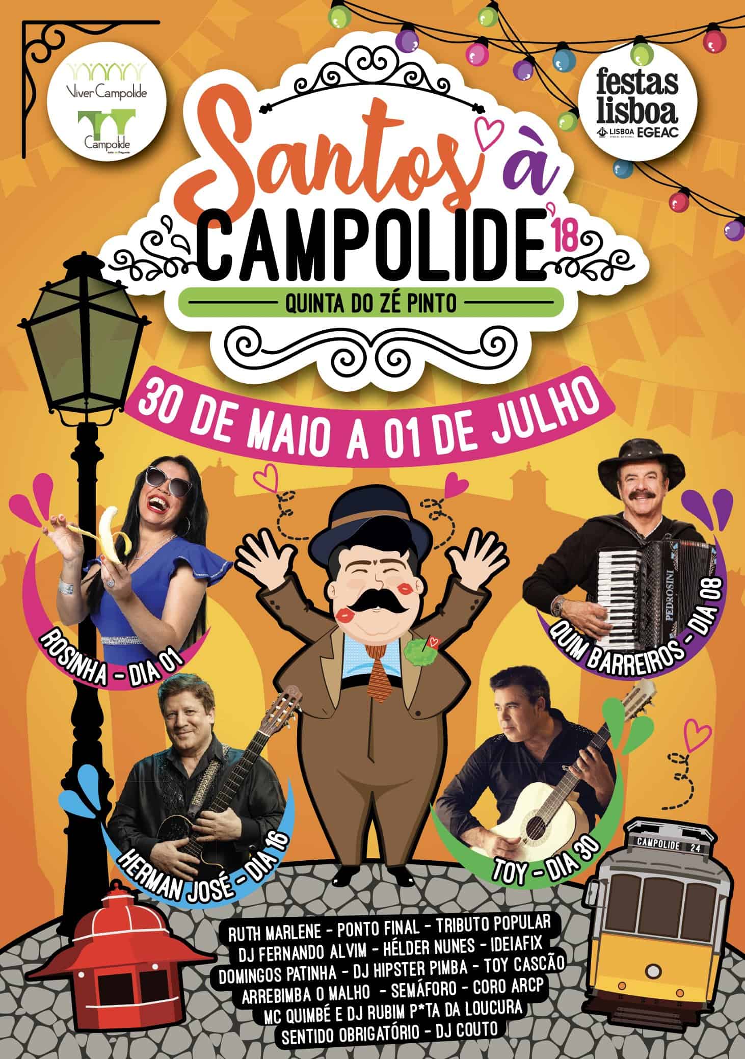 SANTOS À CAMPOLIDE | ARRAIAIS SANTOS POPULARES | festaslisboa’18